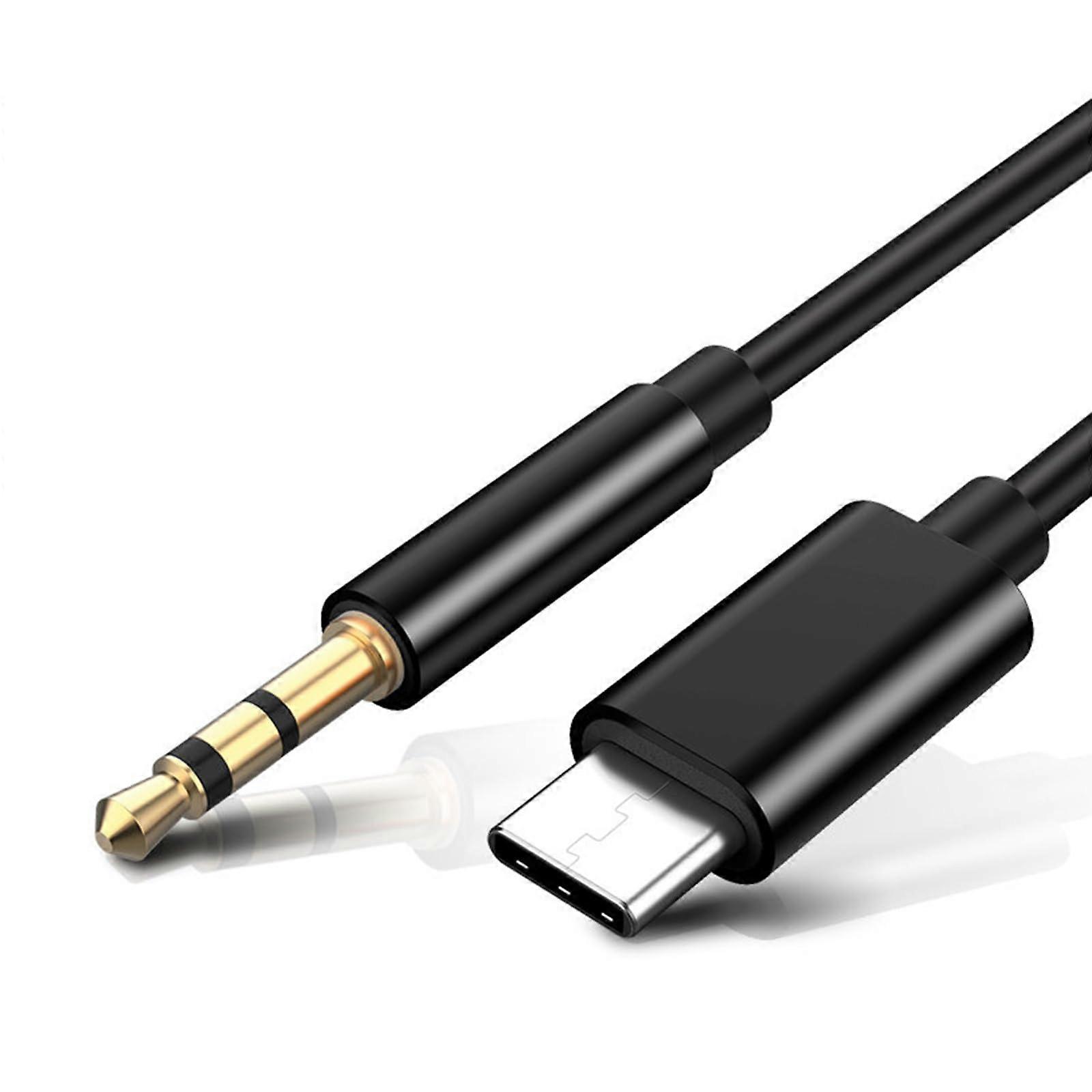 Noise Cancelling Type C To 3.5mm Cable For Clear Music And Calls, USBC Audio Cable For Smartphones Tablets Laptops