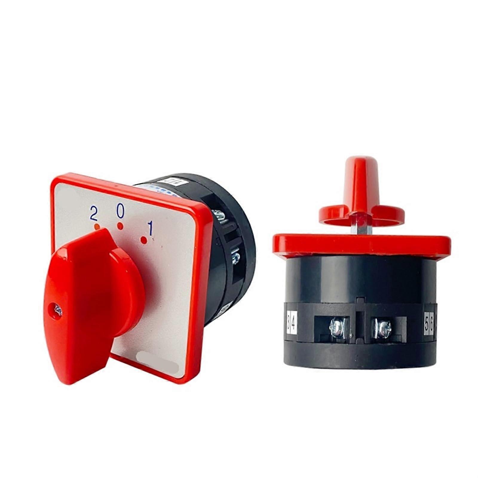 LW61/B054 Changeover Rotary Cam Switch, 3Position, 1Pole, 6Terminal, Main Silver Contacts, 1 Piece