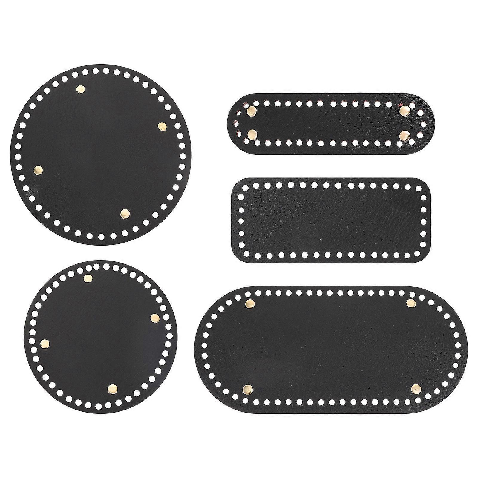 Bag Bottom Cushion Simple Bag Bottom Pads for Using 15Pcs Set in Black