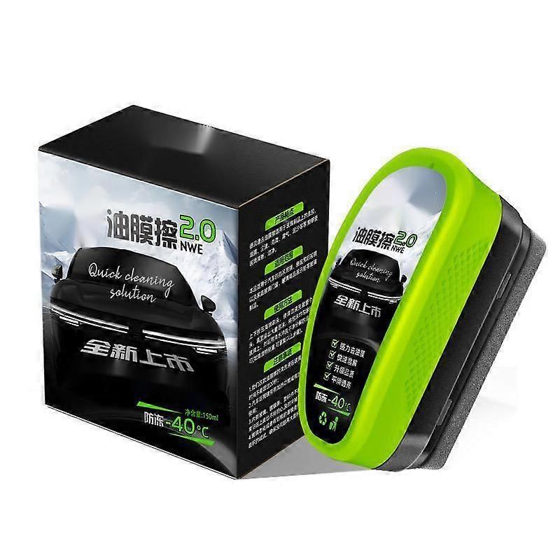 Glass Cleaner, Wind Shield Cleaner, Automotive Oil Film Cleaning Brush, Oil Film Cleaning Brush for Car Windows, 150ML