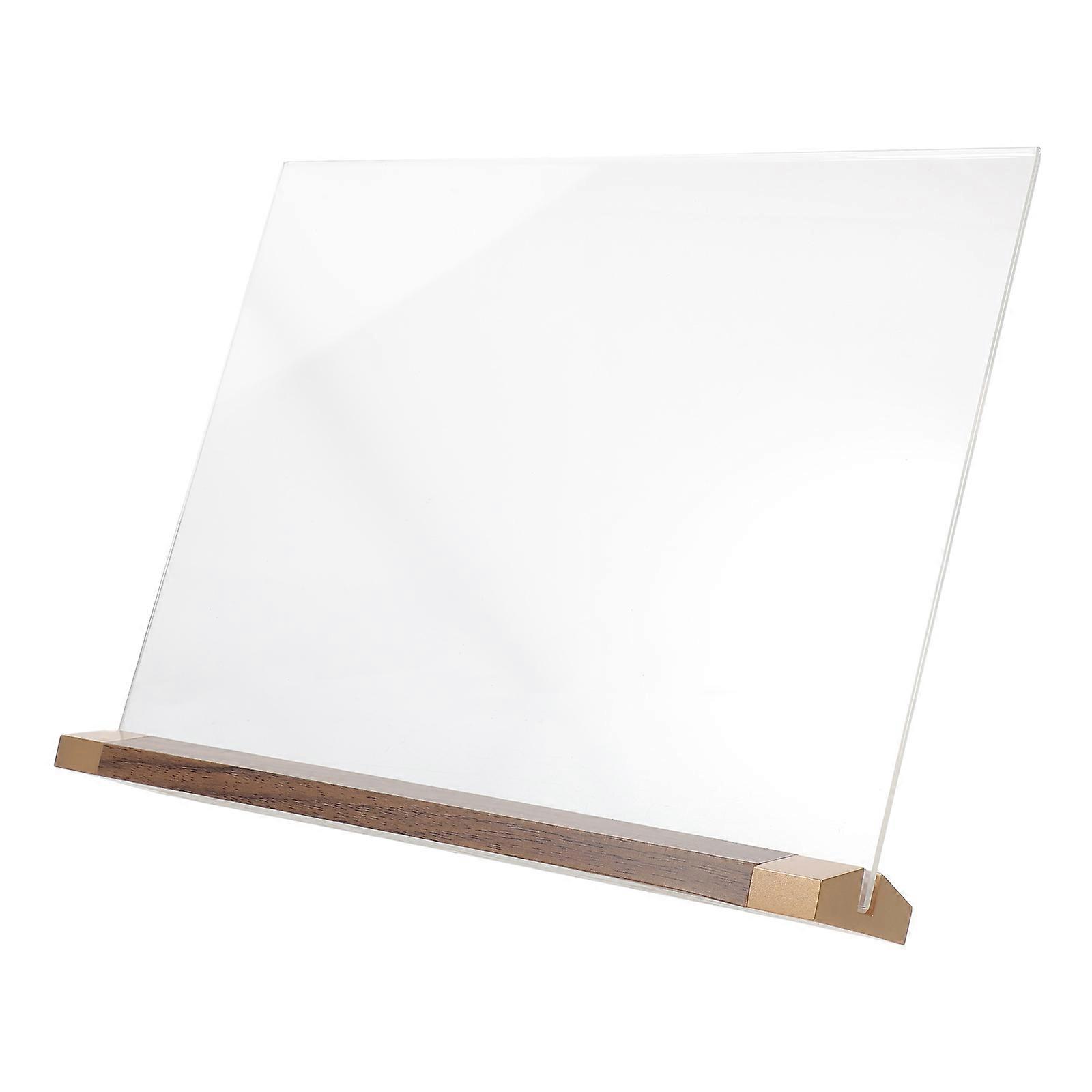 Acrylic Stand Clear Display for Table Sign Holders 3Pcs Set