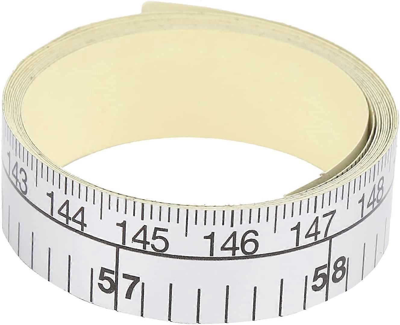 Adhesive Measuring Tape with Precise Double Scale, SelfAdhesive Workbench Ruler for Sewing Table