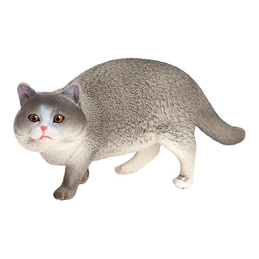 Simulation Cat Figurine Suitable for Animal Figurine Cat Sculpture