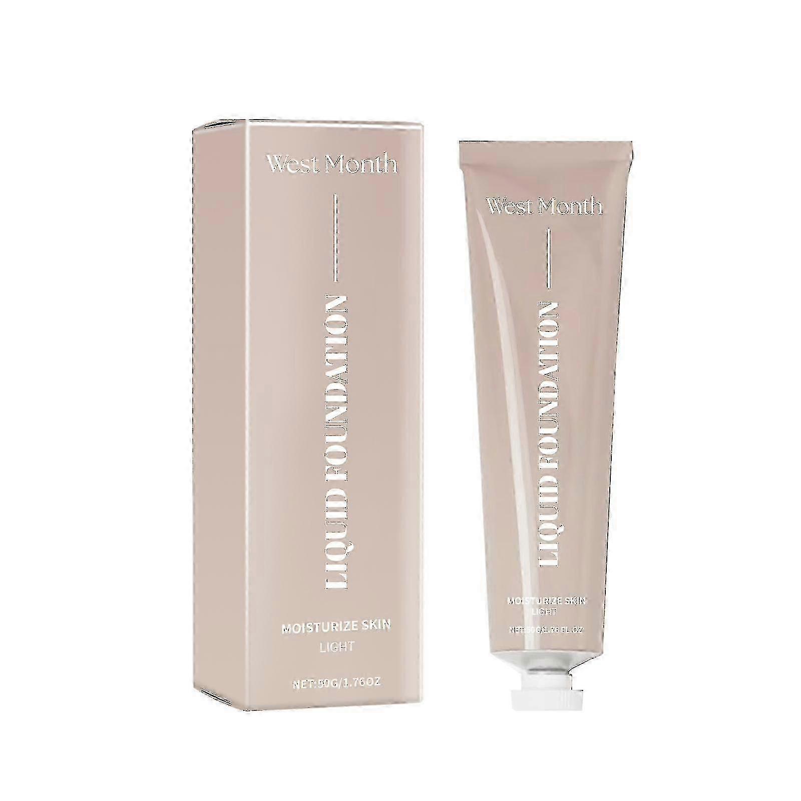 Moisturizing Liquid Foundation, 1pcs Long-Lasting Lightweight Breathable Refreshing Makeup