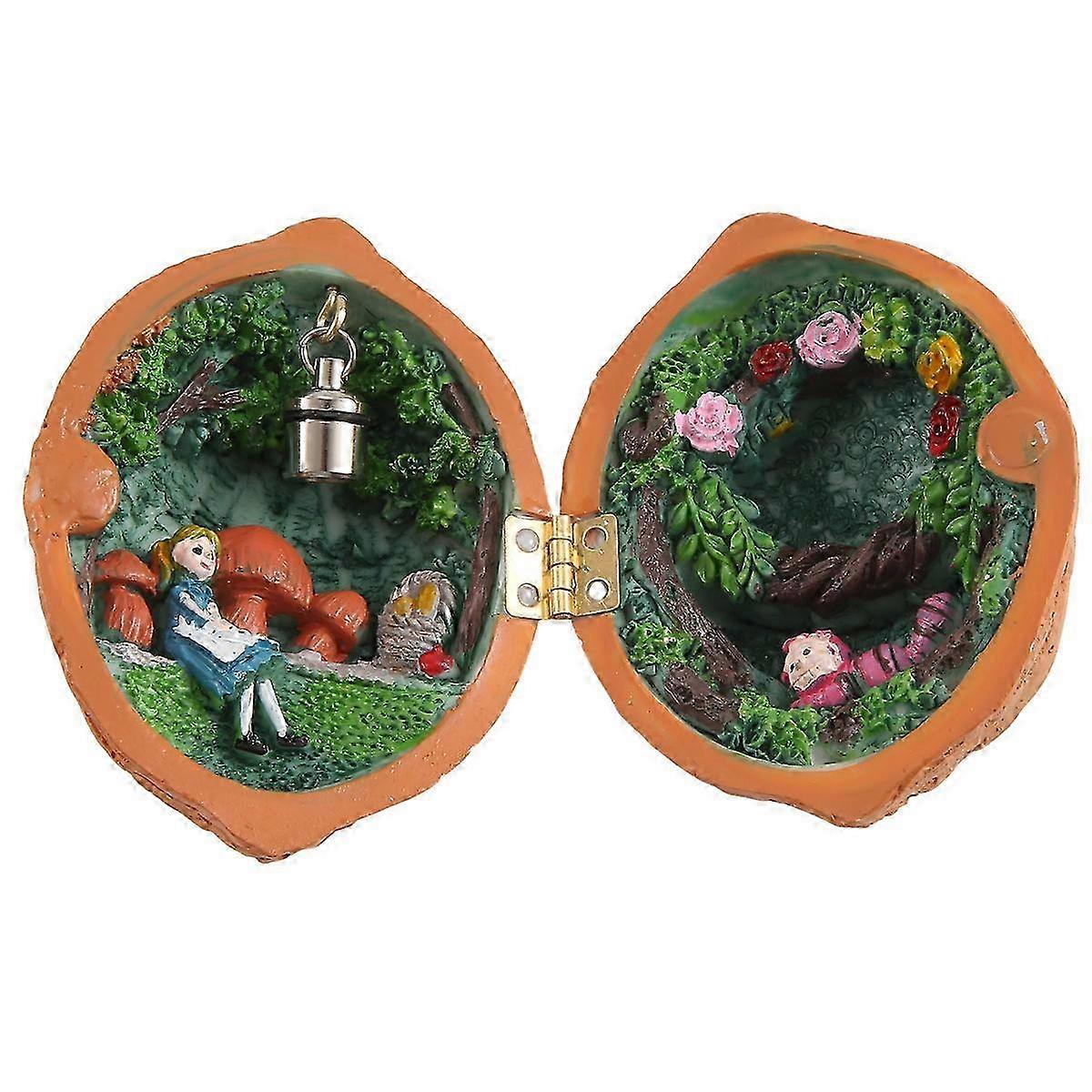 2025 Walnut Shell Dollhouse, ,Handmade Walnut Shell Doll House,E