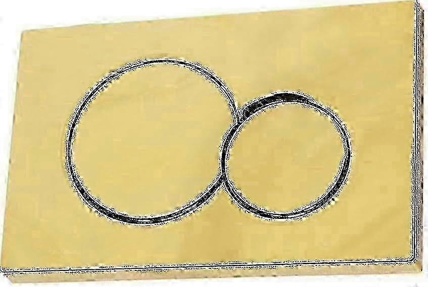 Geberit Sigma01 Gold Finish Flush Button for Hidden Cistern 115.770