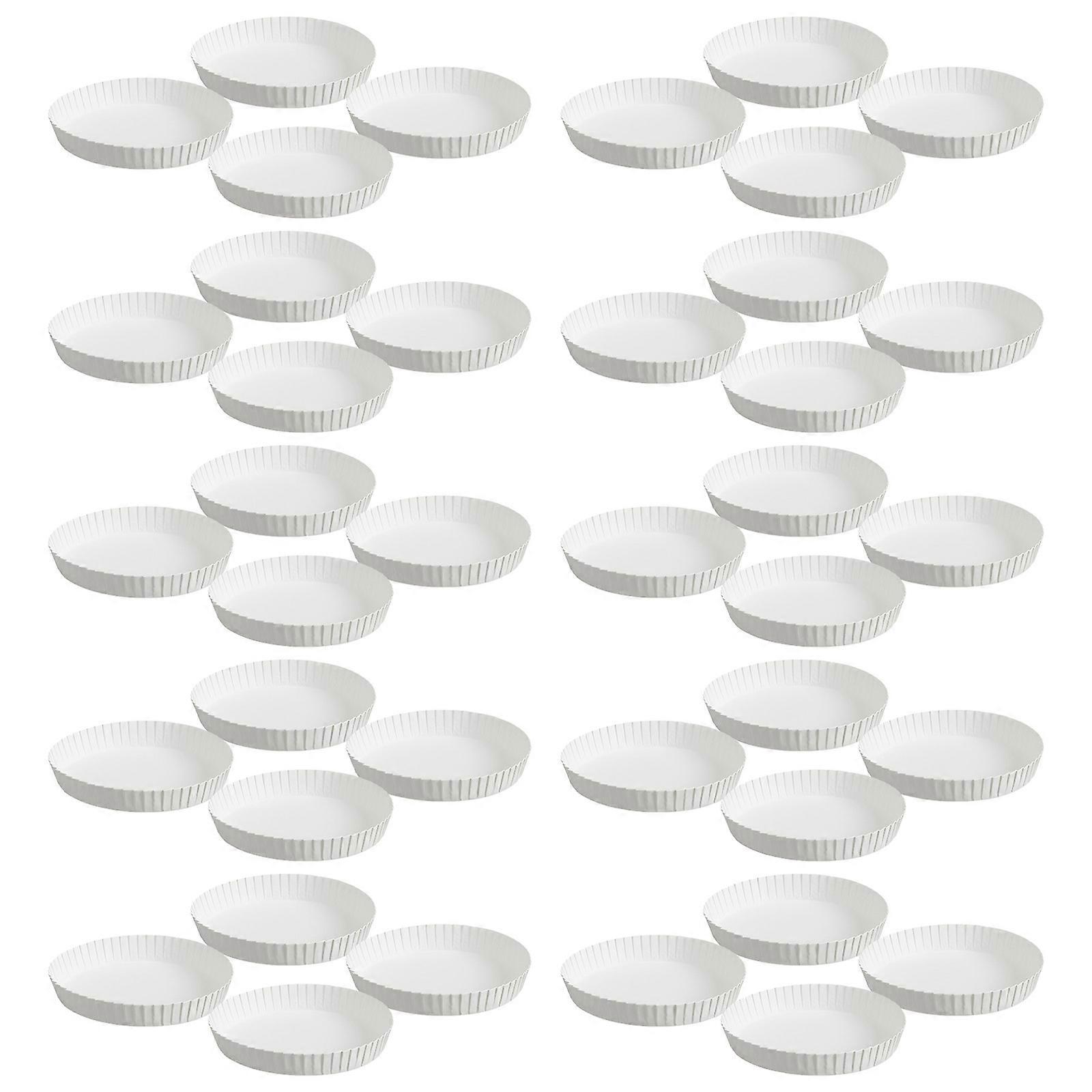 Disposable Cup Lids Stackable Paper Cup Covers for 750Pcs White