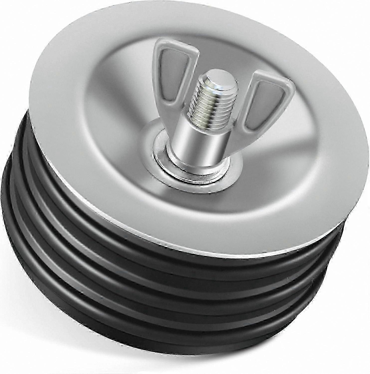 Durable Mechanical Test Plug with Galvanized Screws and Wing Nuts for Sewer Cleaning Applications