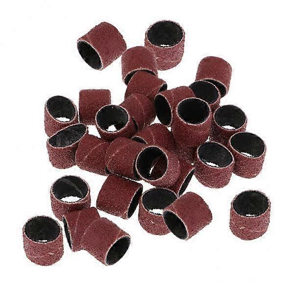 80 Grit Sanding Bands 12x13mm for Nail Drill Bits,  Efficiency Precision Sanding