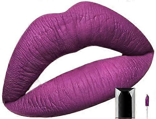 Matte Liquid Lipstick 14# Long Lasting Lip Gloss FadeResistant Waterproof Full Coverage