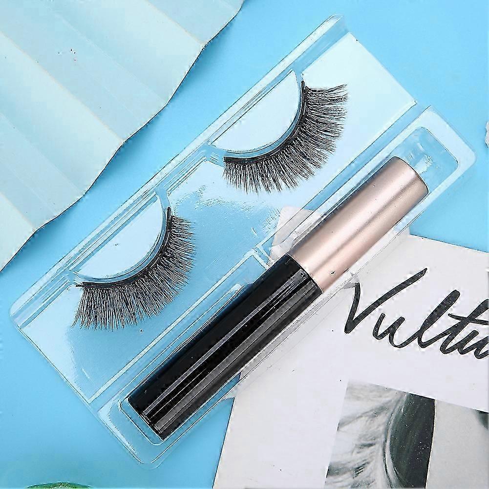 Magnetic Liquid Eyeliner and Thick False Eyelashes Makeup Tool Set