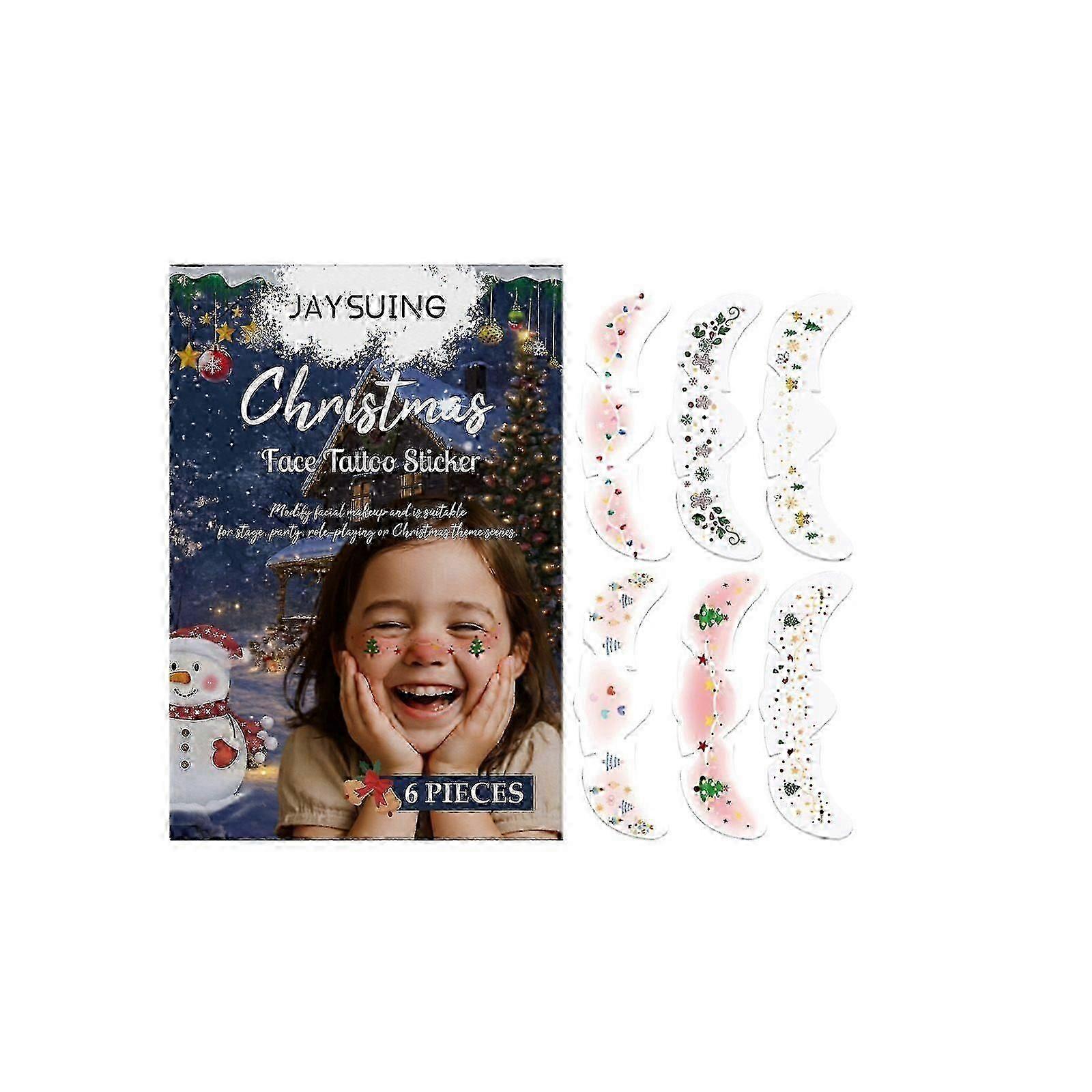 Christmas Facial Tattoo Stickers