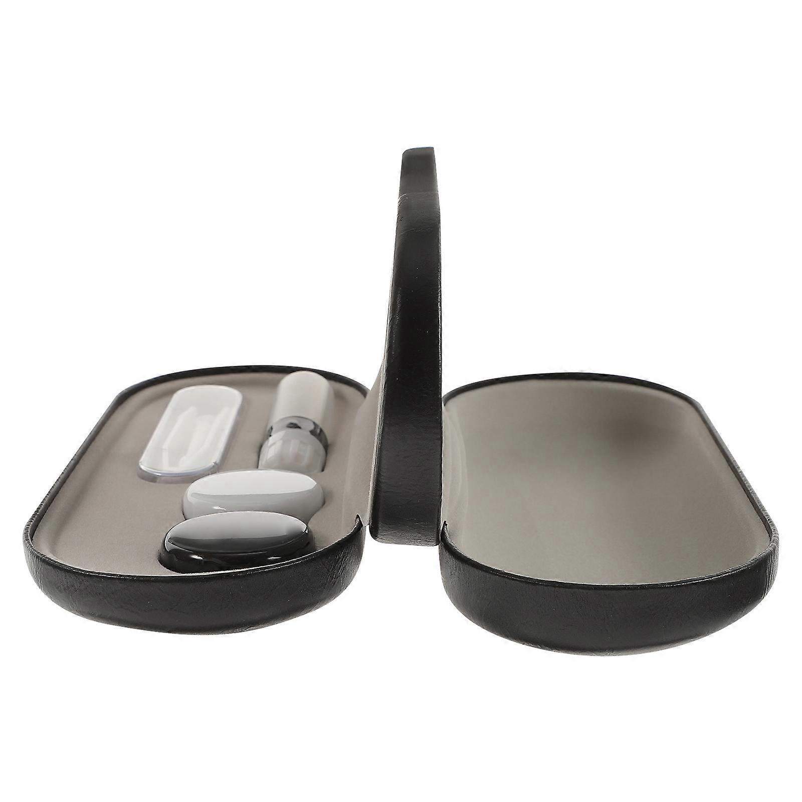 1Set Double Layer Glasses Case for Storage Portable Hard Shell Glasses Container
