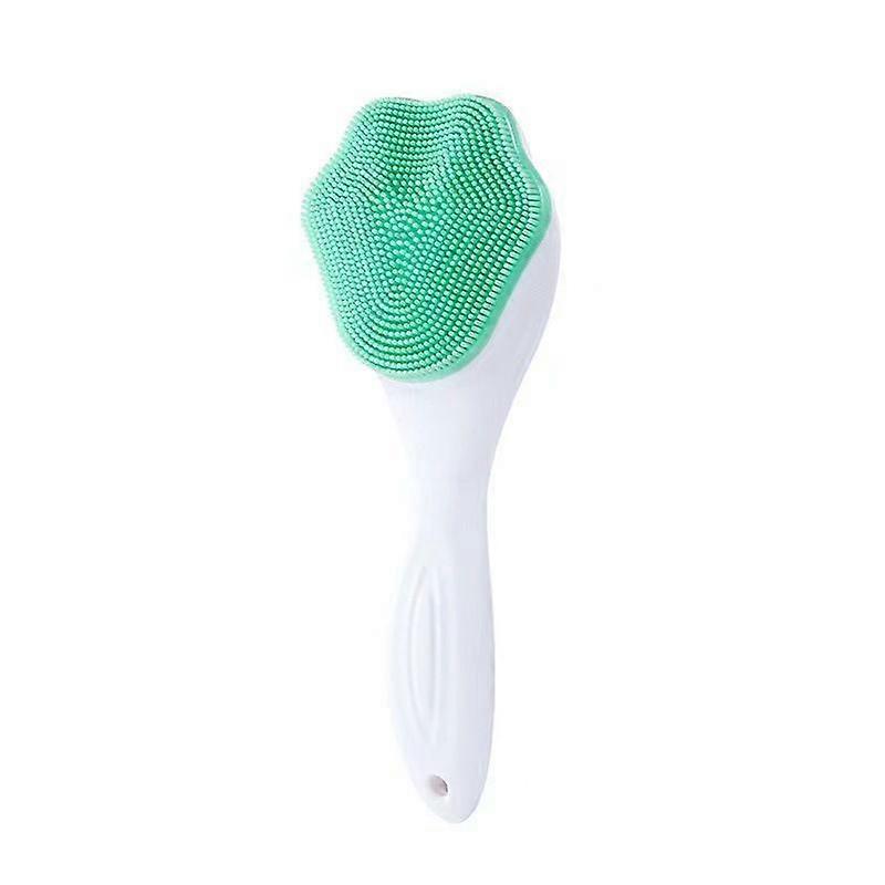 Silicone facial scrub brush