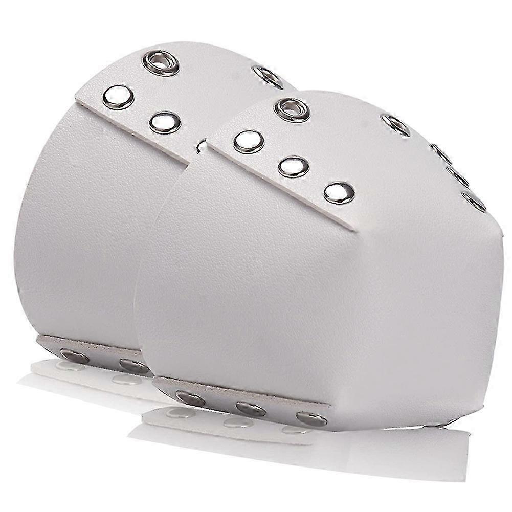 1 Pair Roller Skates Toe Cap Guards Protectors with Holes PU Guard