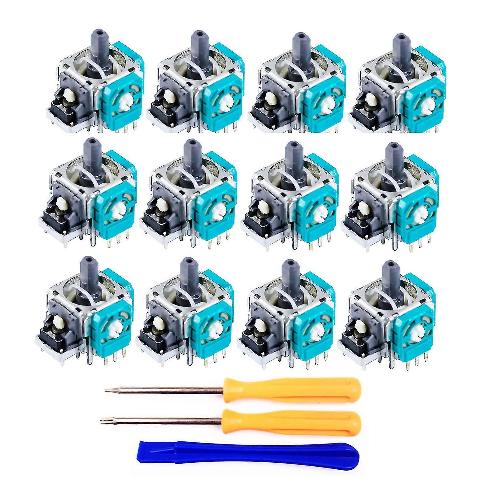 Joystick Replacement Kit for Xbox Controller, Xbox One Series S/X, Fix Stick Drift with 12 Original Modules and  Tools Ref:8907