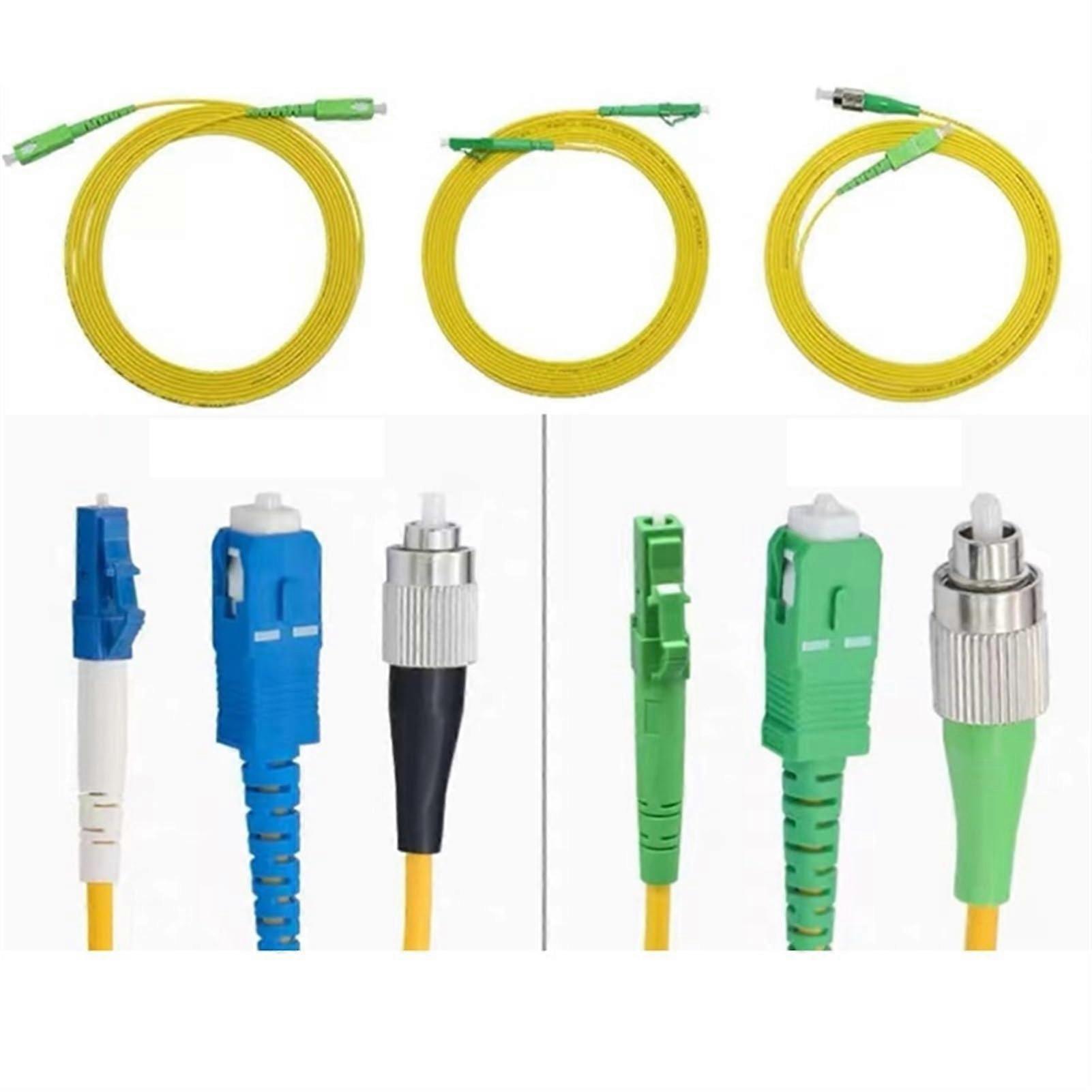 Fiber Optic Patch Cable LC to LC Singlemode 12M Speed Data Transmission 10pcs Simplex