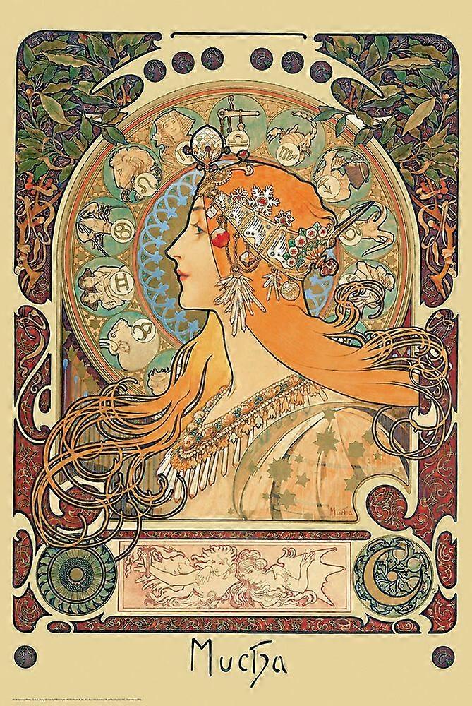 MUCHA - ZODIACStress Reliever Jigsaw Puzzle P0711