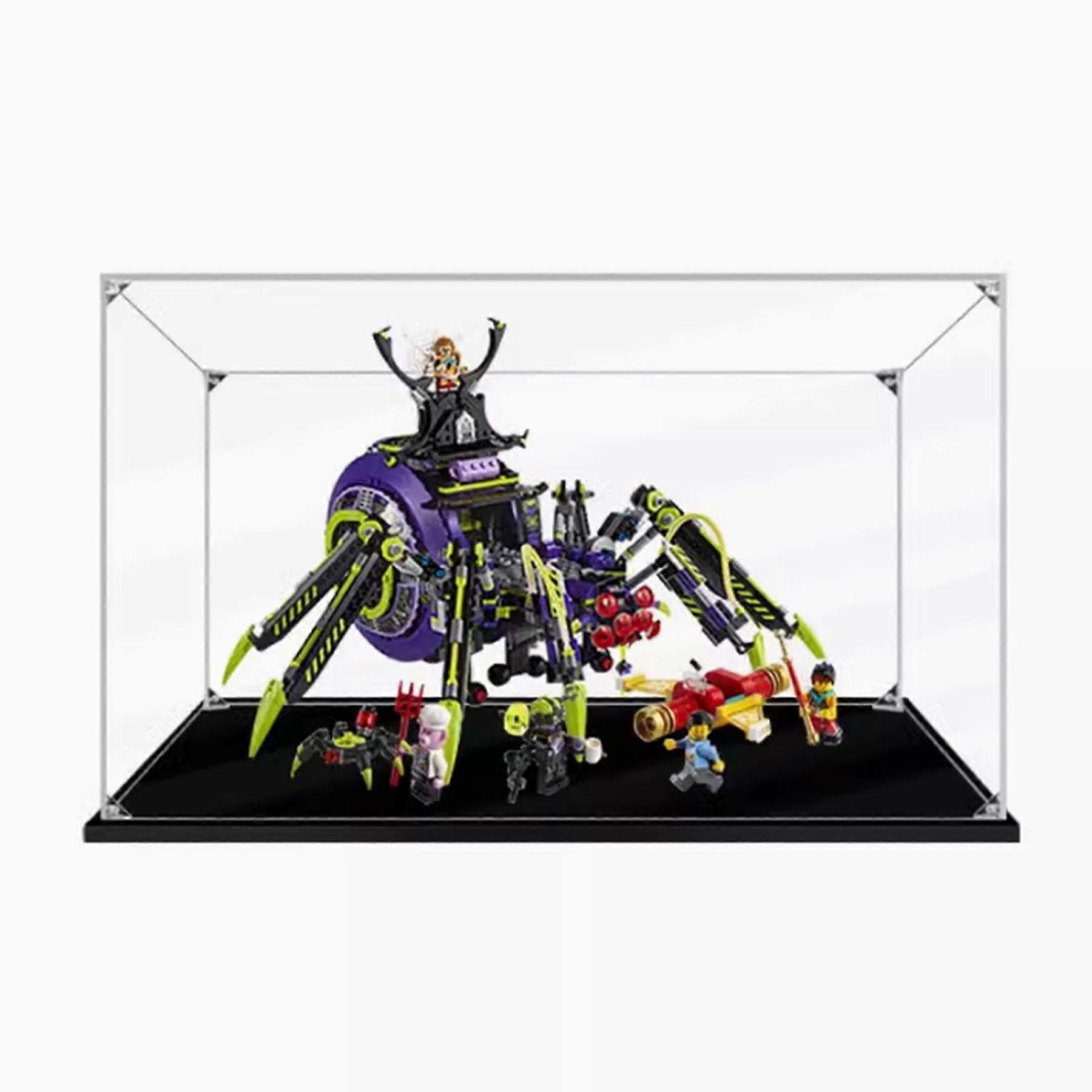 Display Case Transparent Acrylic for  80022 Giant Spider Dustproof Clear View Easy Assembly