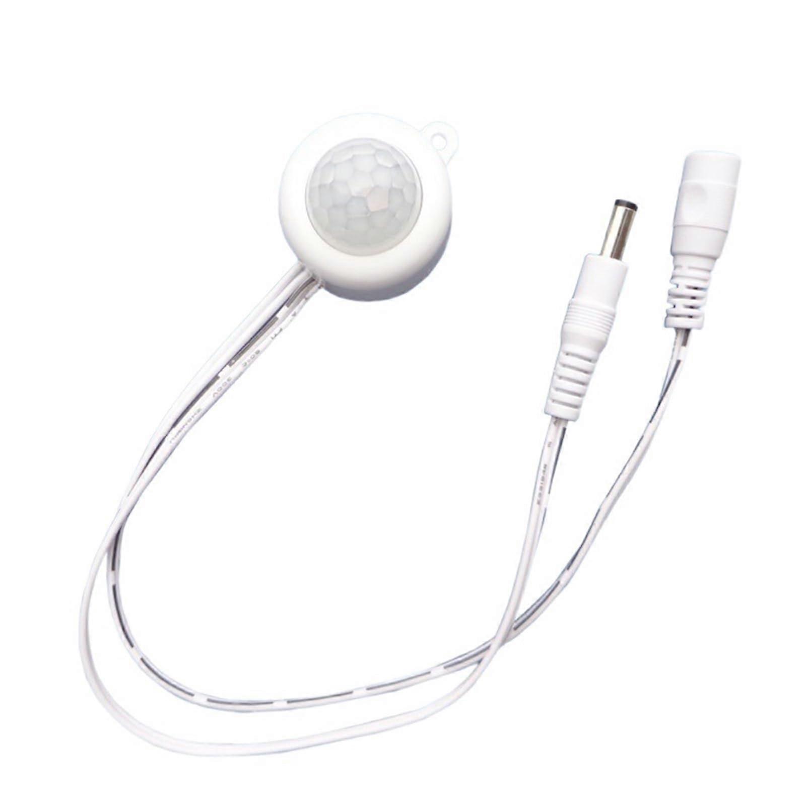 12V PIR Motion Sensor Switch with Photosensitive Light Control for LED Light Bar, TDL2025 White