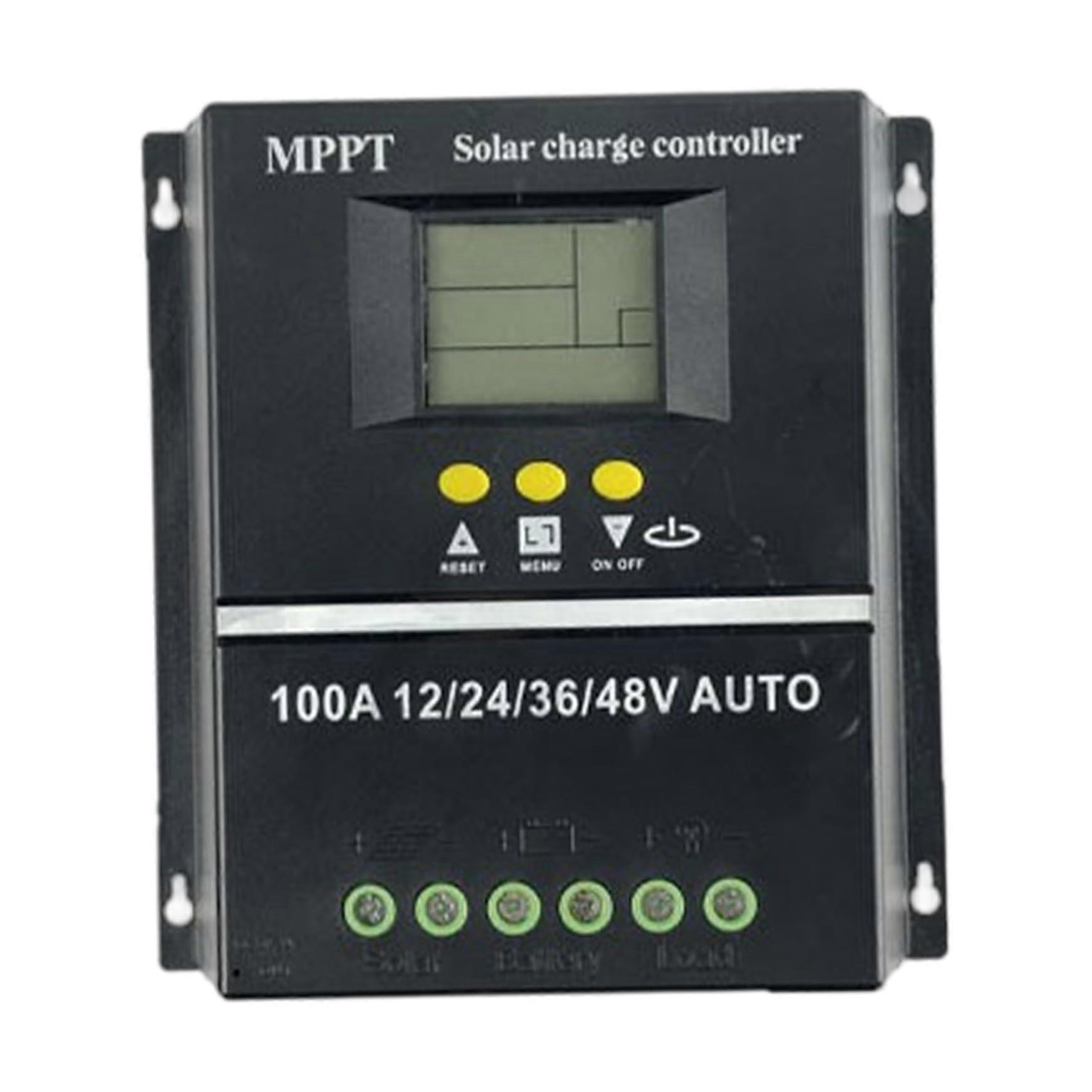 Solar Charge Controller 12V 24V 36V 48V MPPT Dual USB Timer Control Multiple Load Modes