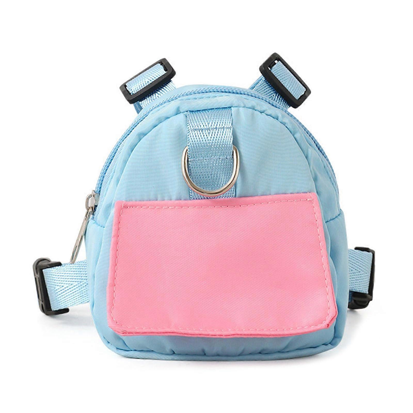 Pet Backpack Cat Dog Carrier Waterproof Durable Large Capacity with Adjustable Shoulder Strap Blue S