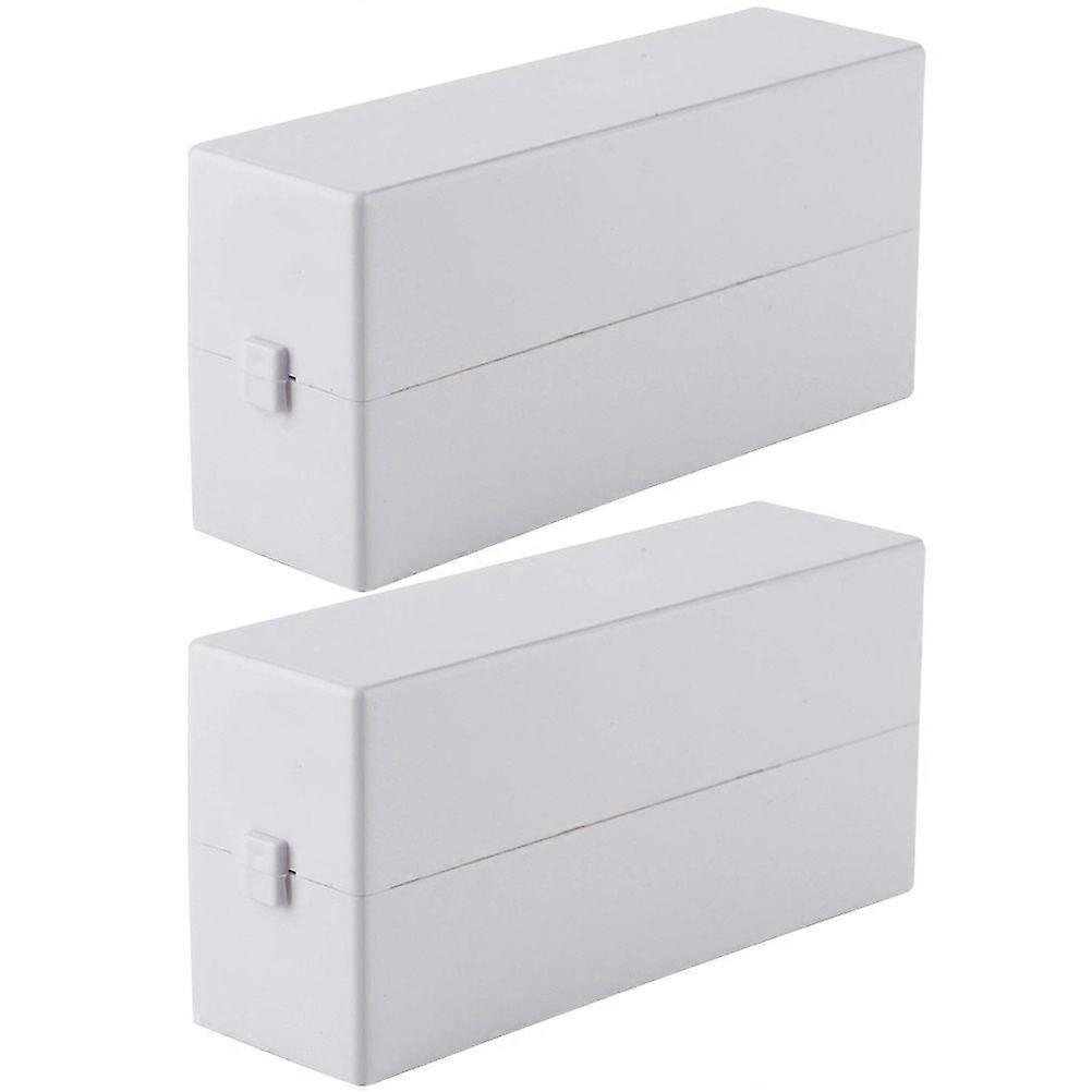 2pcs Nail Drill Bits Storage Container Storage Case 30-slot Drill Bit Holder for Nails