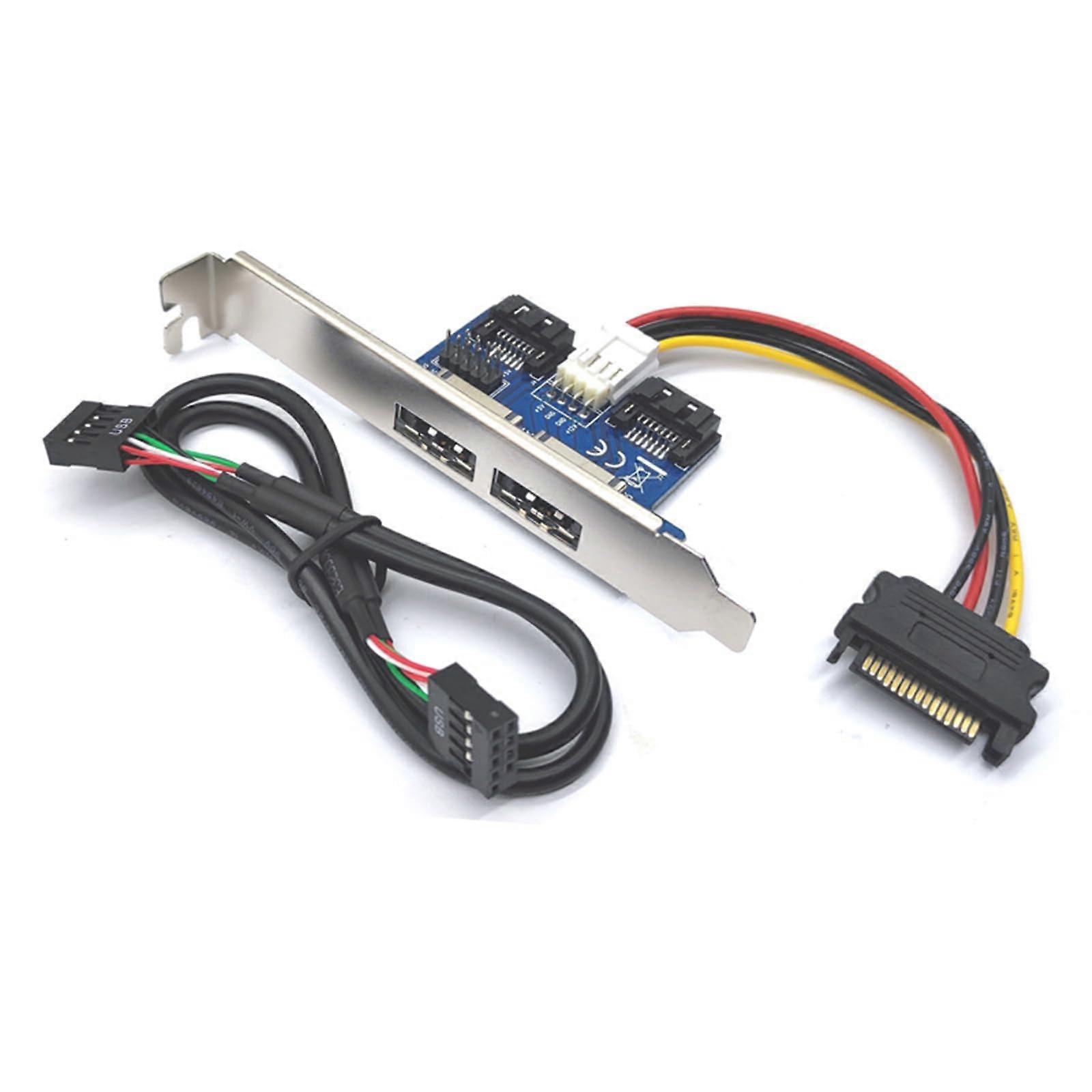 Power Over eSATA to SATA Adapter Card Speed Dual Power MultiDrive Support