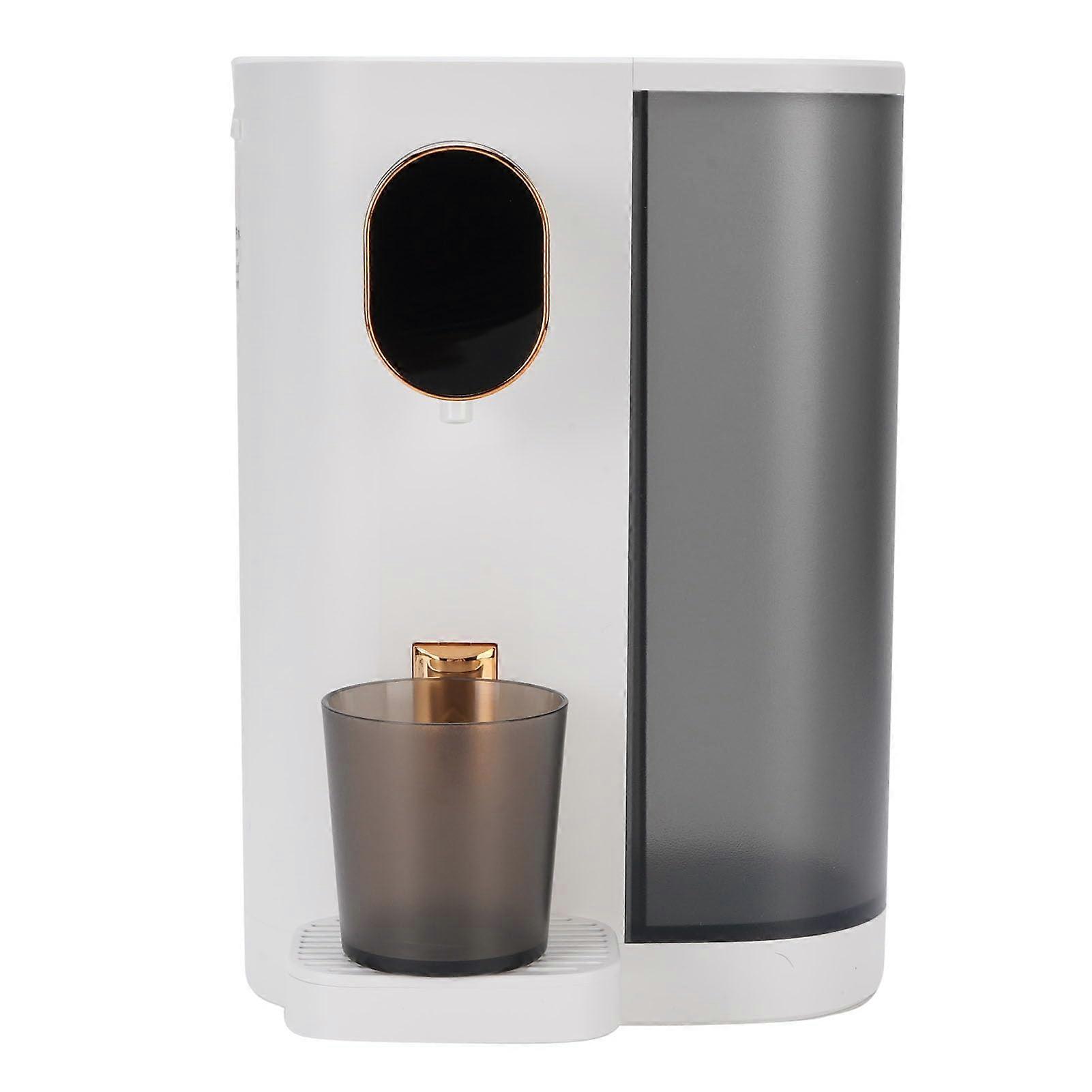 Automatic Mouthwash Dispenser Wall Mounted LED Screen Touch Control 600ml Magnetic Cups