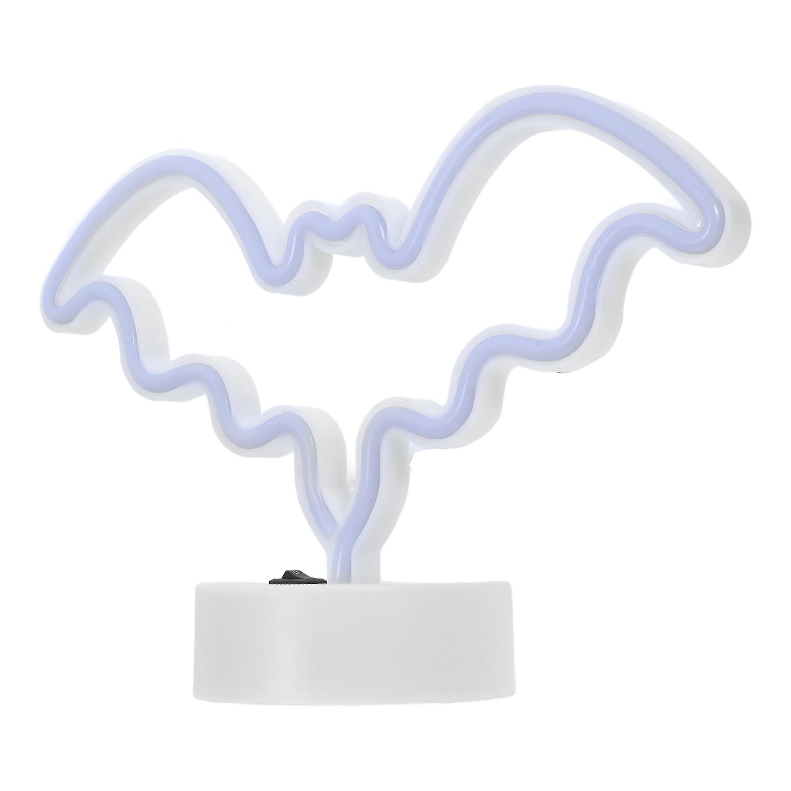 Bat Shape Night Light Hollow Lamp Switch Controlled Decorative 1Pcs