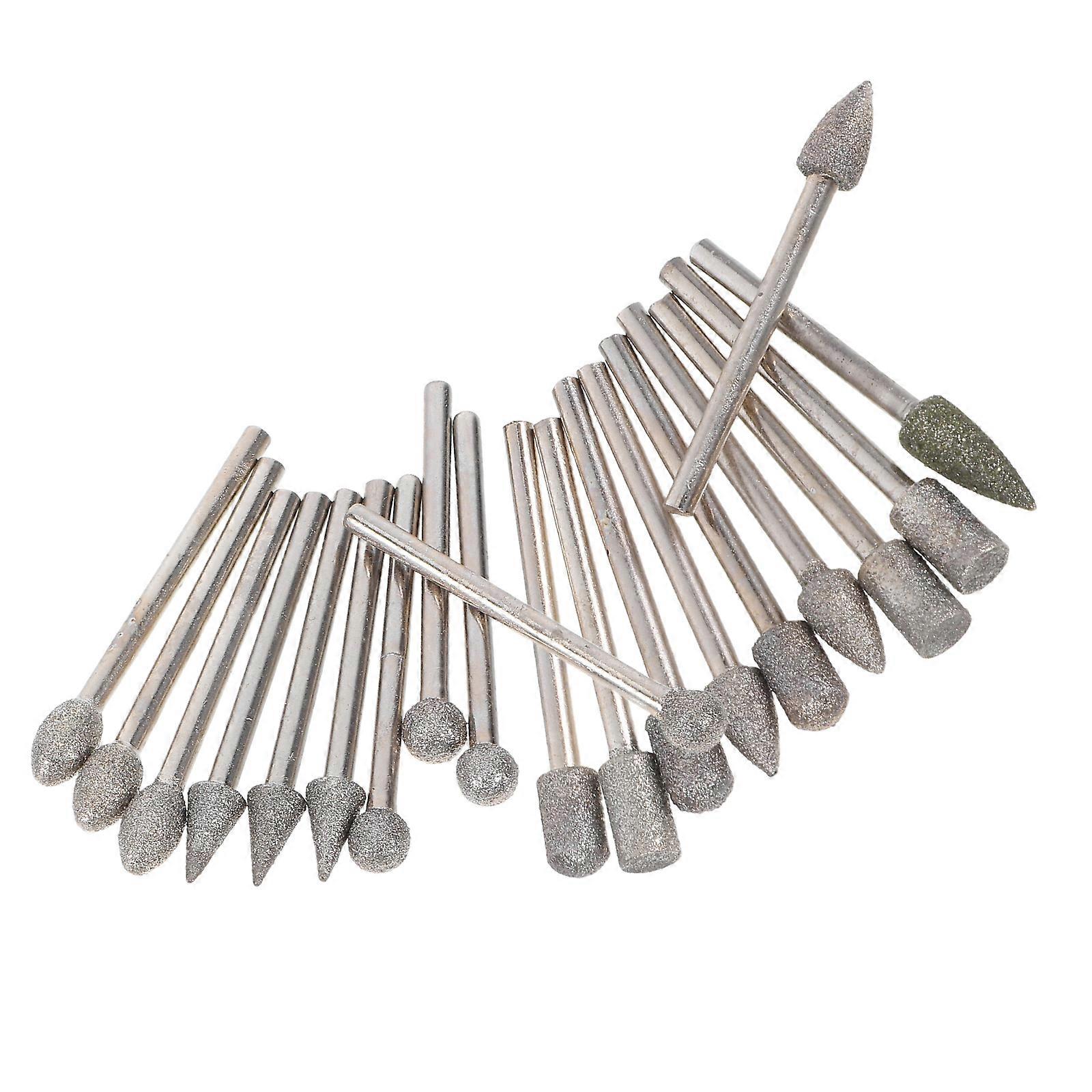 Burr Set for Carving with 20Pcs Rotary Grinding Bits Accessories