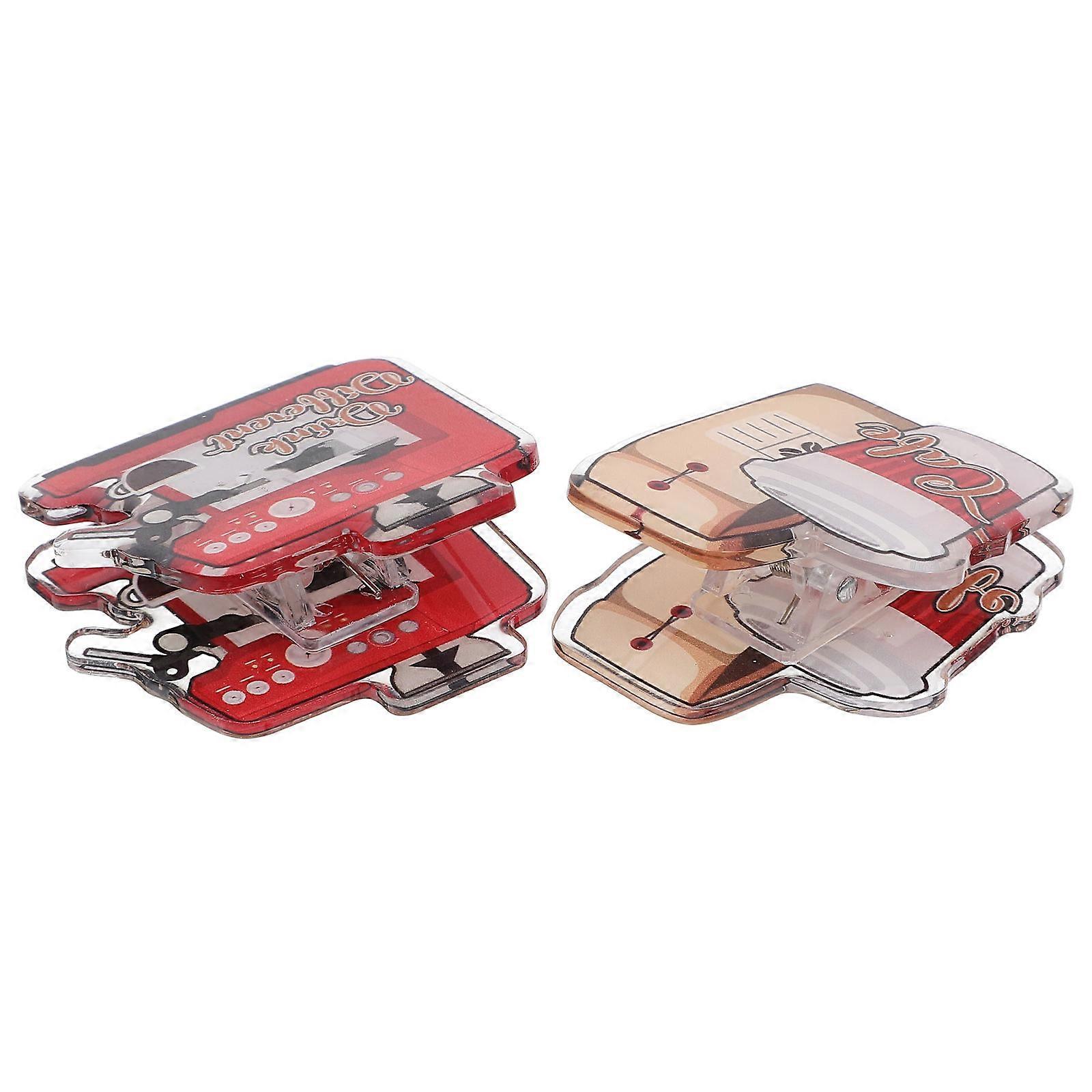 Multi-Function Acrylic Memo Clips Message Holders for Holding 2Pcs