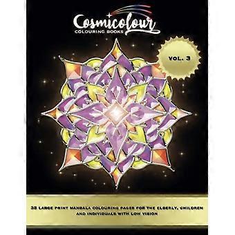 35 Mandalas in Großdruck für Senioren, Kinder und Menschen mit Sehbehinderung, Band 3: Ein einfaches Mandala-Malbuch zur Stressbewältigung und Entspannung