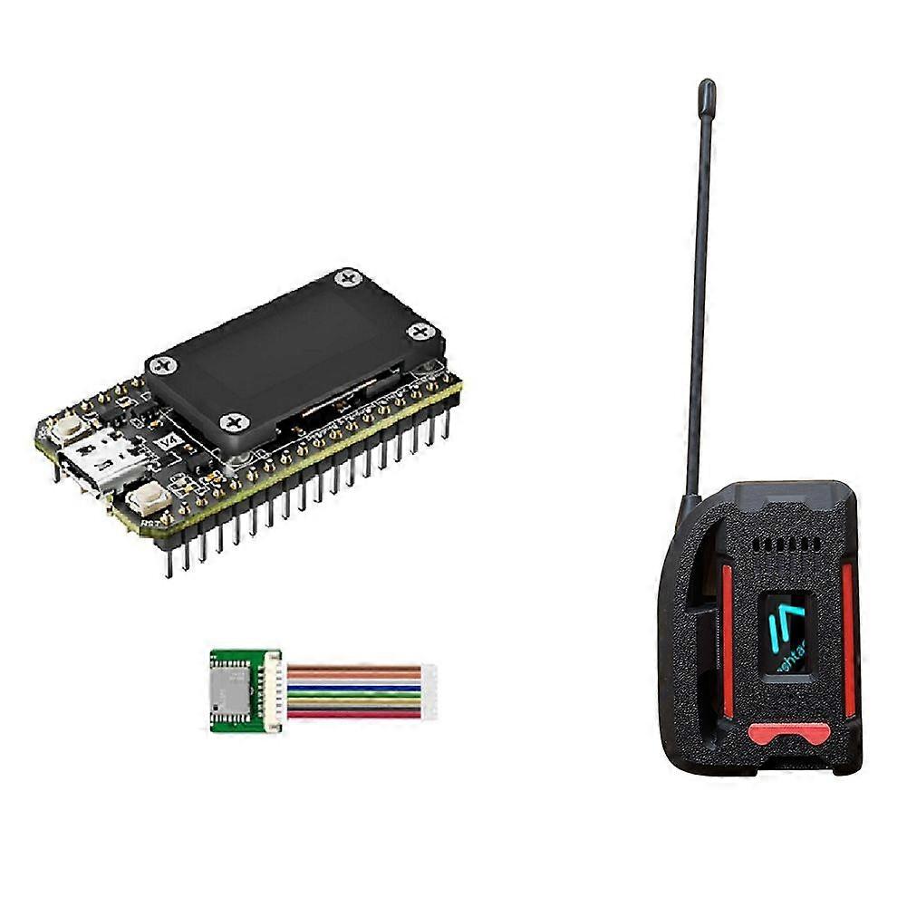 Meshtastic Heltec V4 WiFi LoRa 32 Dev-Board Case Set ESP32-S3 SX1262 Dev-Board +Case Solar +GNSS Powered BLE A