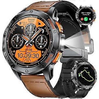 Robuste GPS-Smartwatch für Herren mit langer Akkulaufzeit, IP68 wasserdicht, AMOLED-Display und Kompass