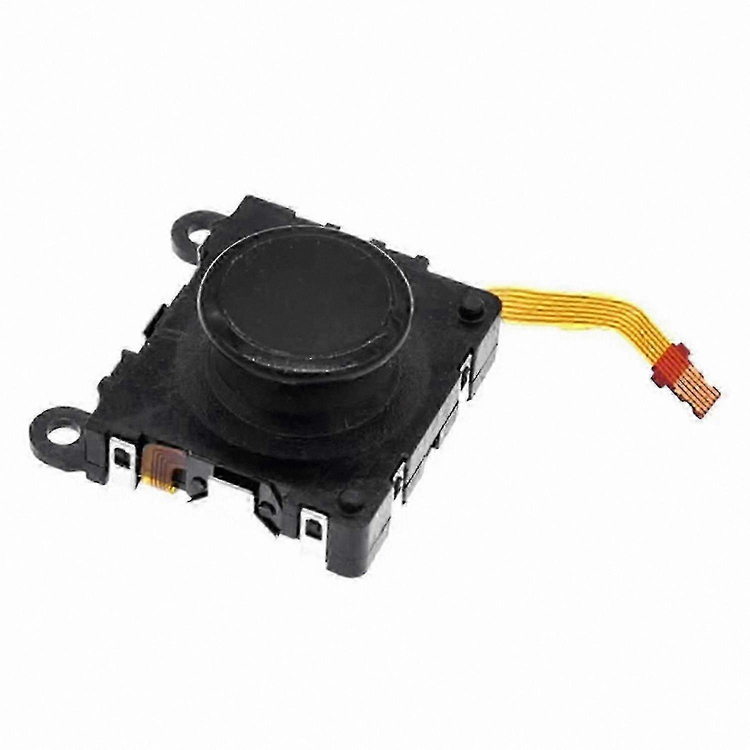 Dual Analog 3D Joystick for Handheld Gaming Console, Black & White Replacement Controller
