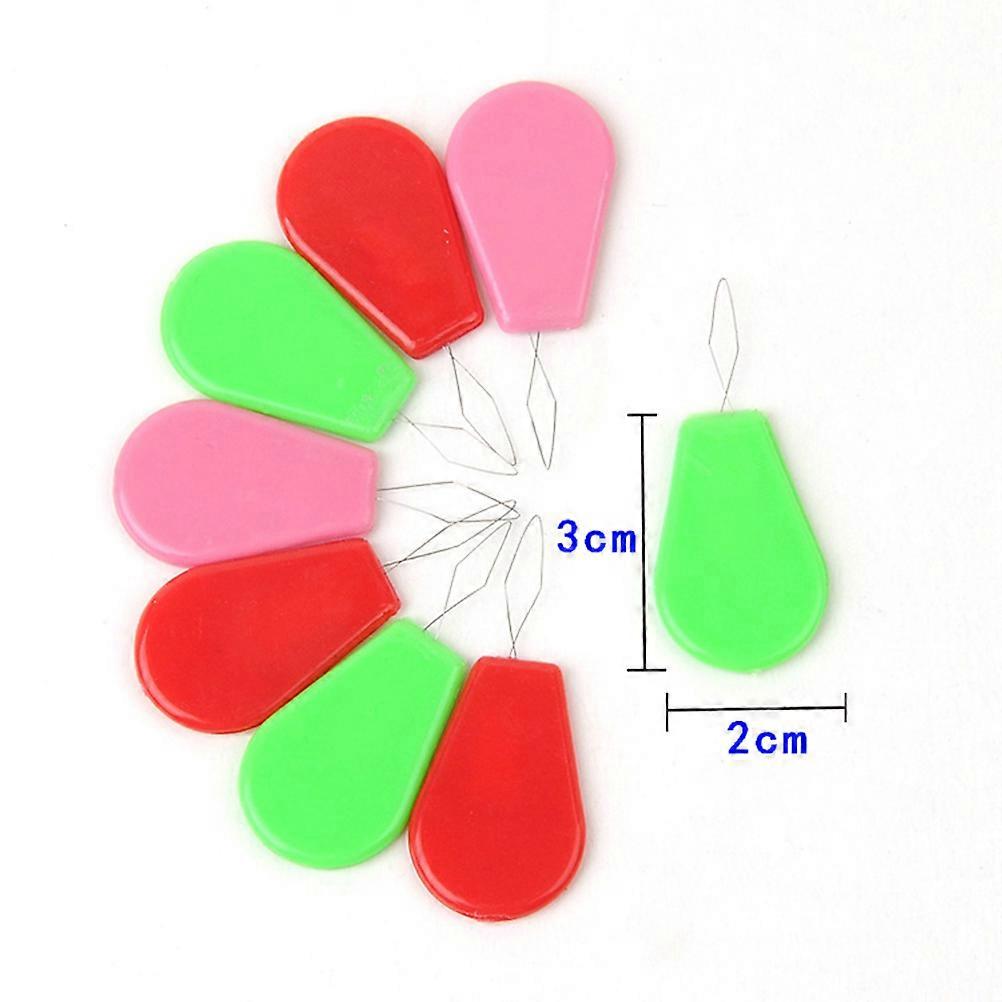 Needle Threader Stitch Plastic Wire Tool for Threading 30Pcs Mixed Colors