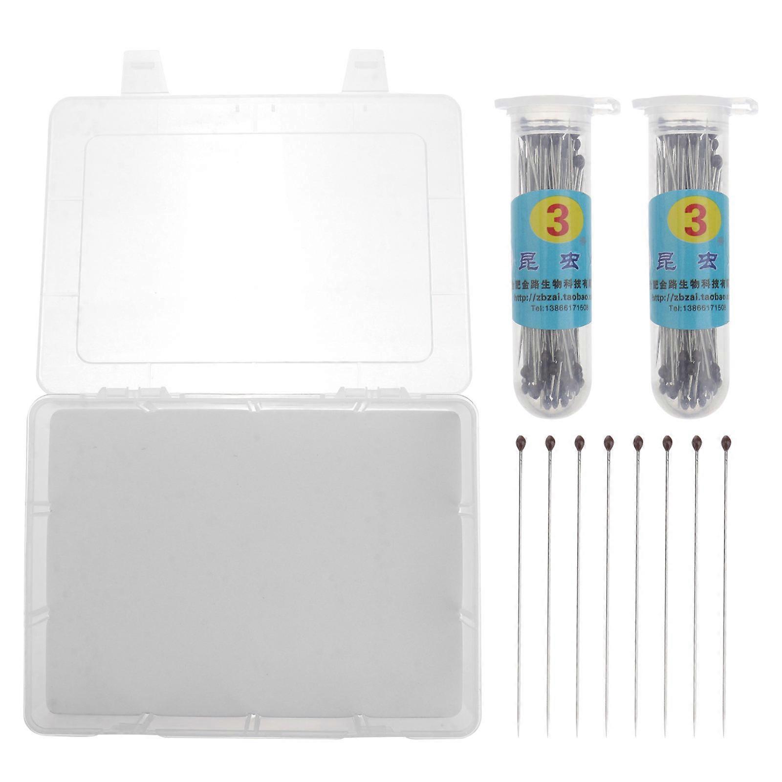 Specimen Box Display Kit for Storage Use 1Set Transparent Plastic Case
