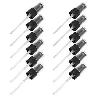 20pcs Perfume Spray Nozzle Accessories Bottle Nozzle Replacement (Black)