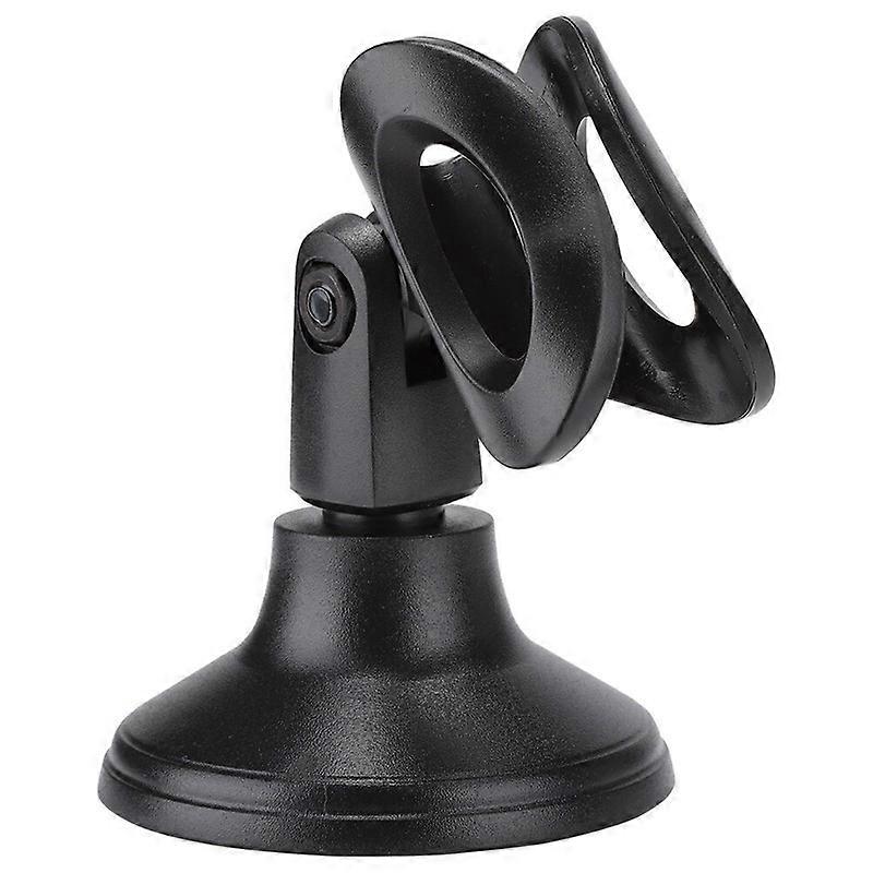 Clip Clamp ABS Mic Microphone Adjustable Stable Plastic Desktop Base