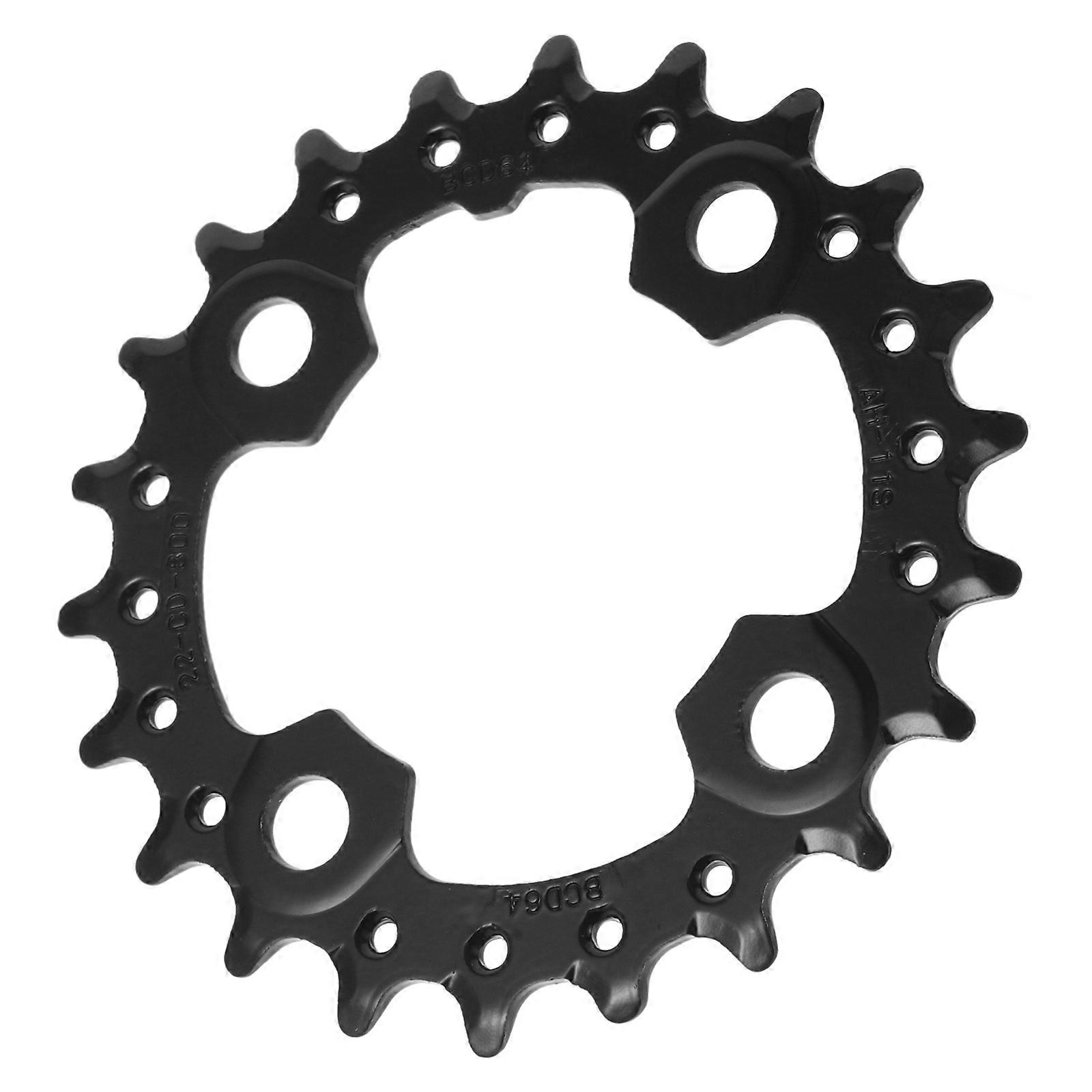 Chainring Disc for Mountain Bike Chainring Replacement 2Pcs Durable Black