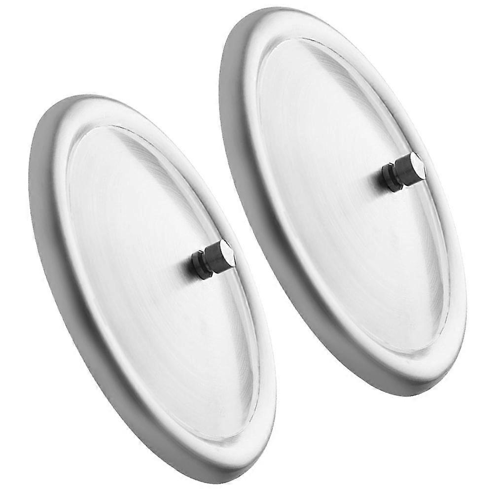 Cup Lid Stainless Steel Mug Cover for Leakproof Function 2Pcs