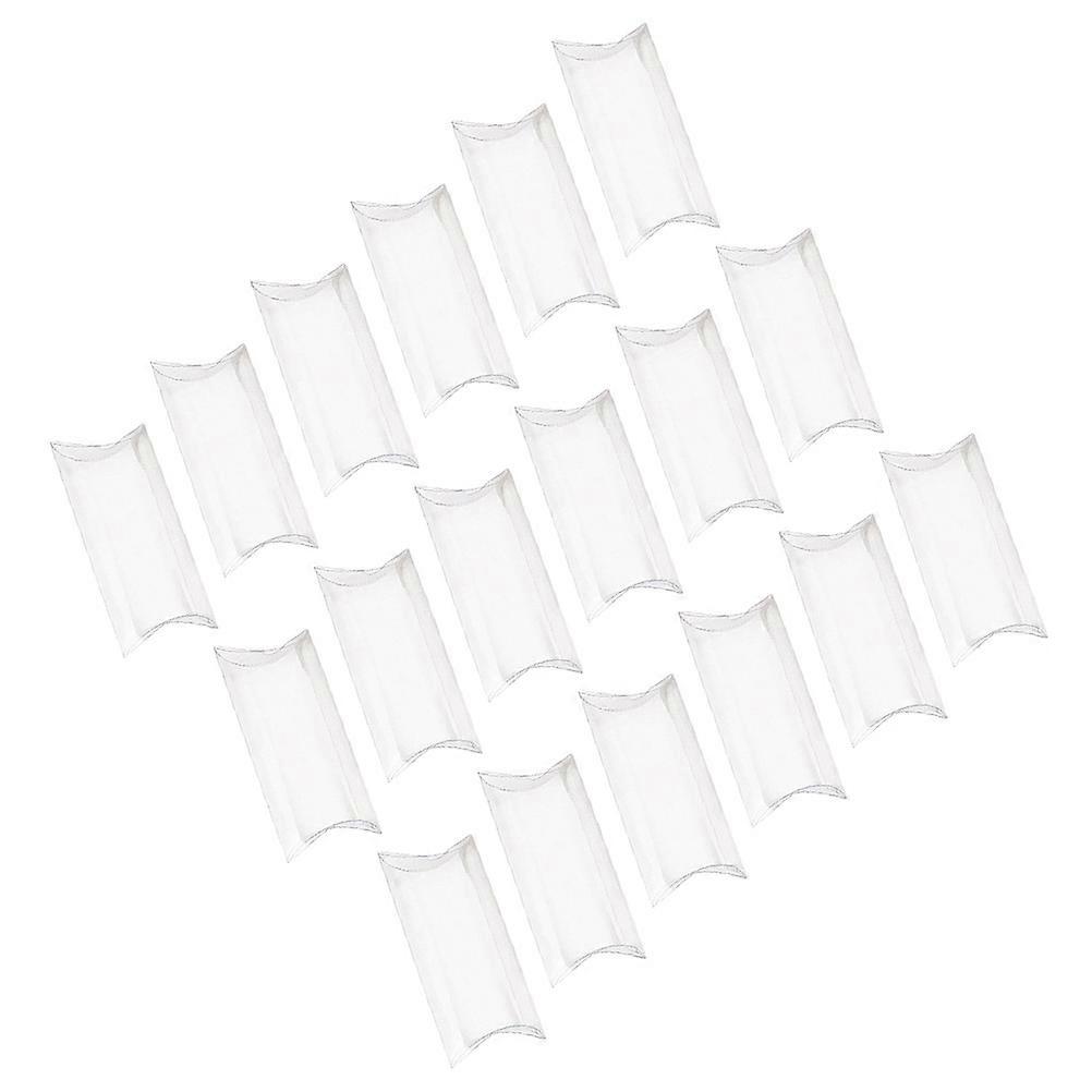 PVC Candy Packaging Pillow Shape Gift Boxes for Storage 50Pcs Clear