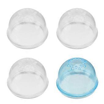 Bouchons de tunnel pour hamsters (4 pièces, transparents)
