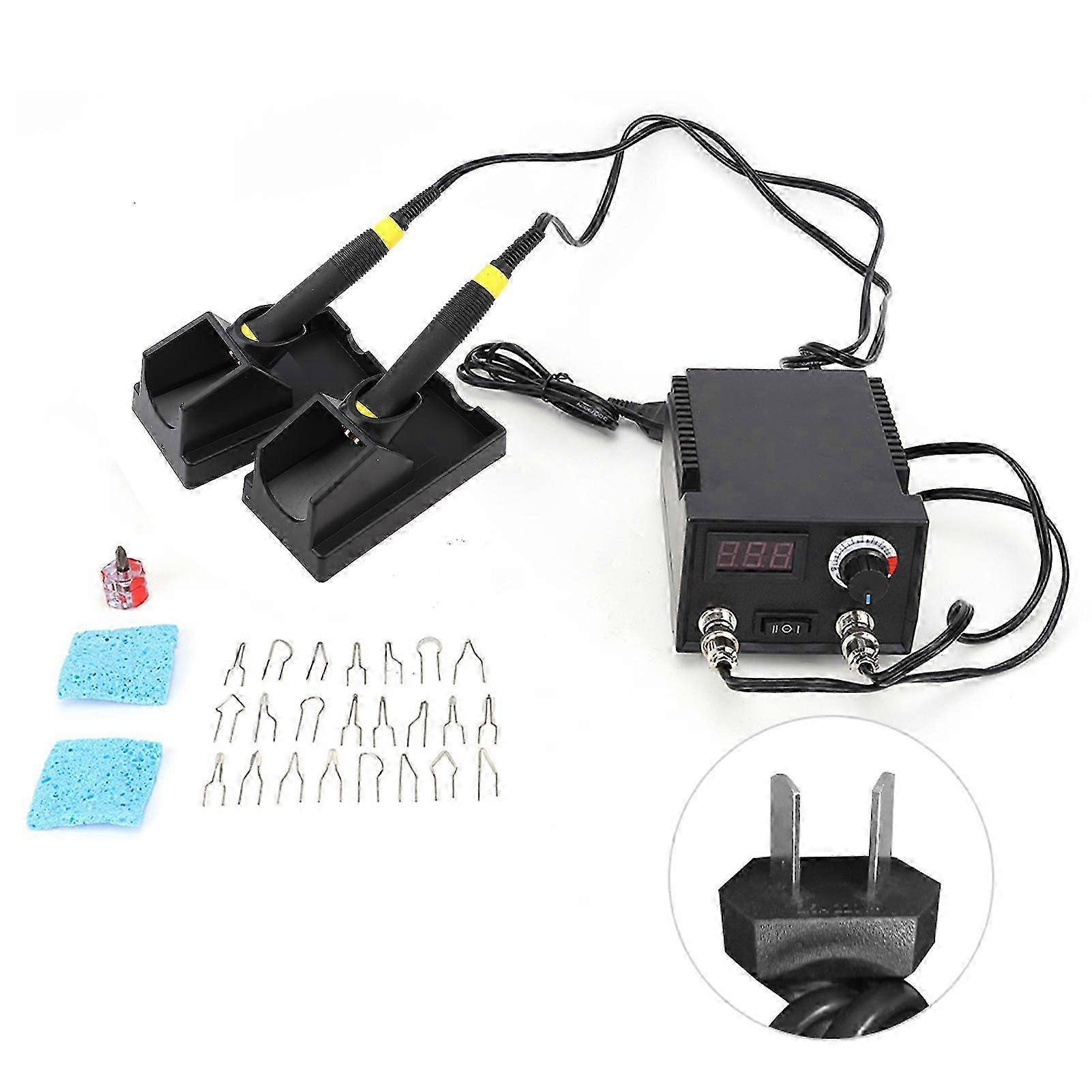 Digital Pyrography Machine Adjustable Temperature Heating Solder Wooden Craft Tool with Holder