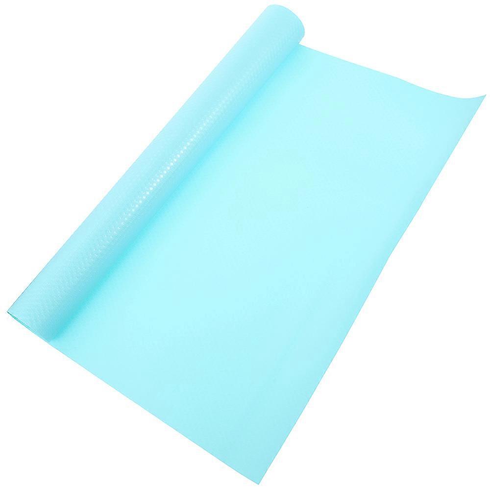 Tappetino di supporto decorativo per rettili, in materiale EVA azzurro.