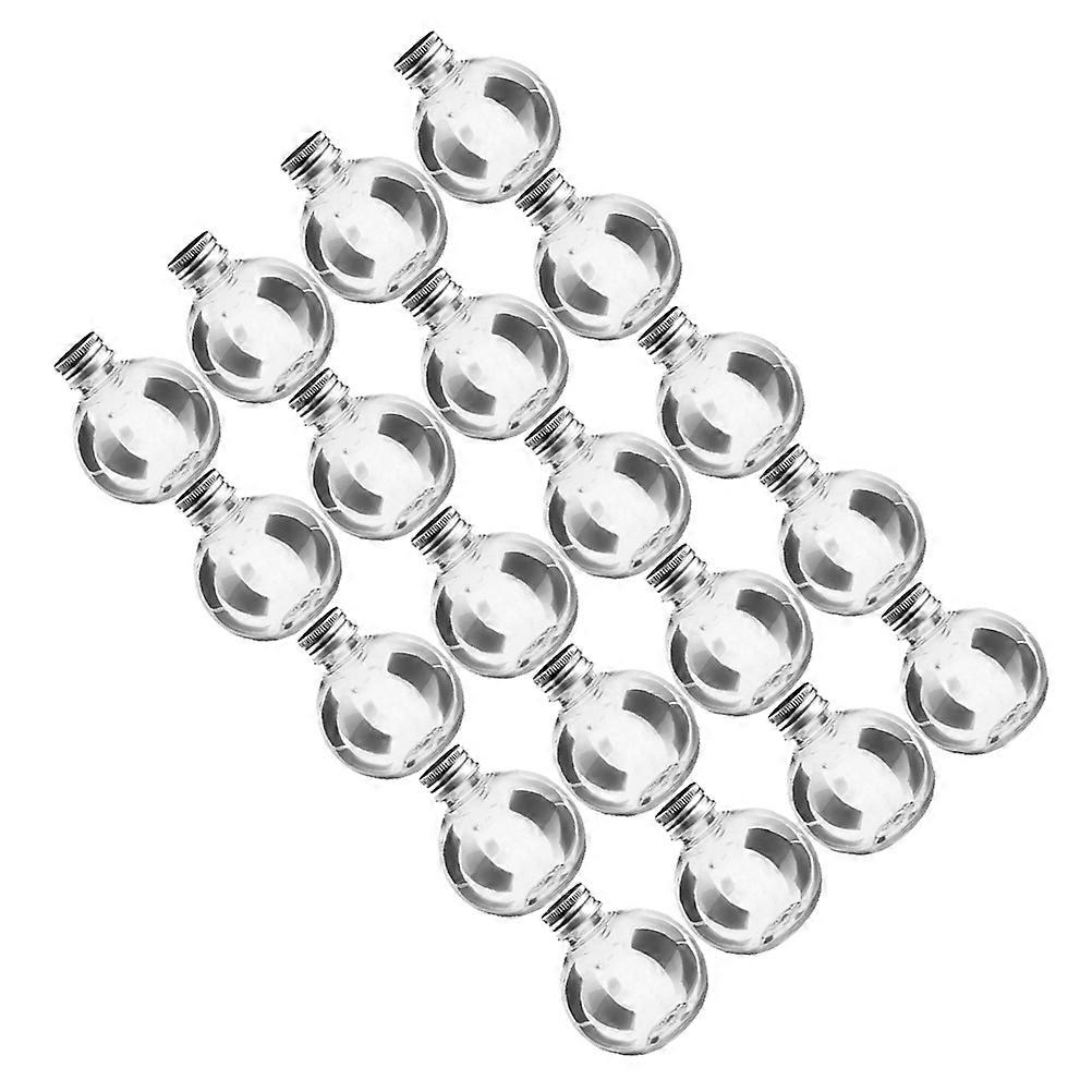 20Pcs Transparent Spray Bottle Bulb Bottle for Storage Use Plastic Material