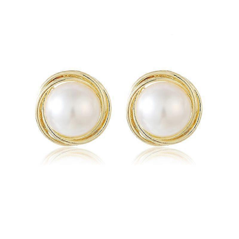 Anne Klein Small Twisted Stud Earrings