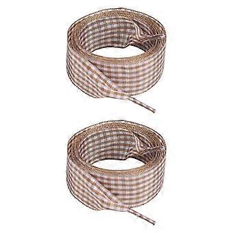 Checkered Shoelaces Colorful Polyester Shoe Laces Replacement Anti Slip Sneakers Laces For Athletic Shoe Casual Footwear Matcha Green SQ3