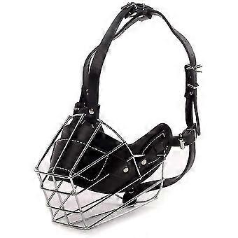 Super Metal Muzzle Dog Muzzle Leather Muzzle Safe For Most Dogs